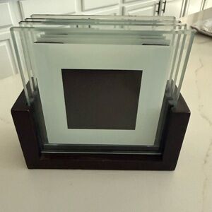 Swing Piazza Photo Glass Coaster Set